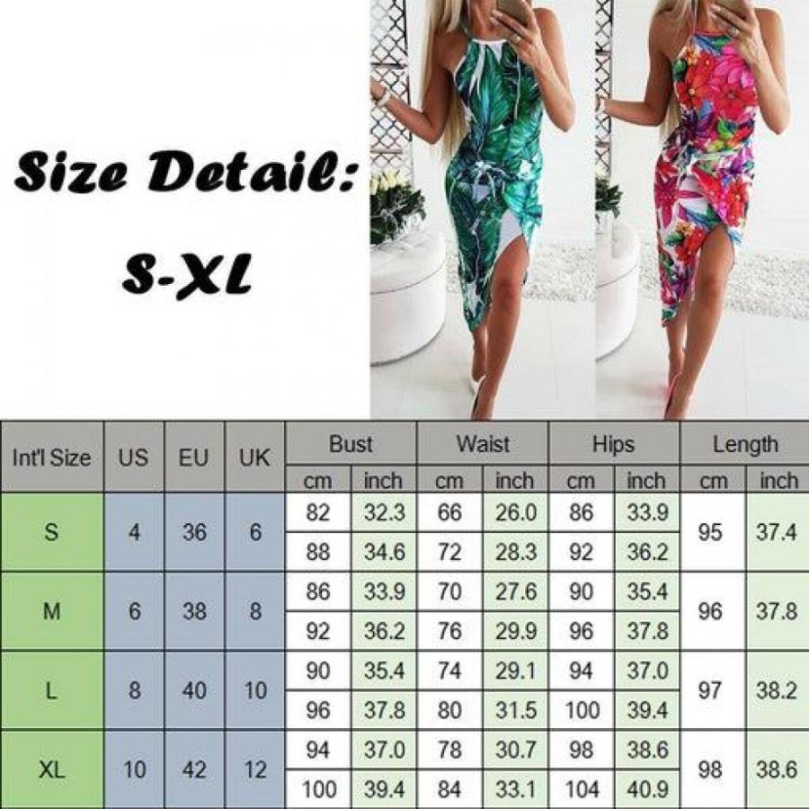 2019 Fashion Women Bohemian Floral Dress Summer Party Beach Holiday Sleeveless Sexy Slim Fit Dresses Sundress