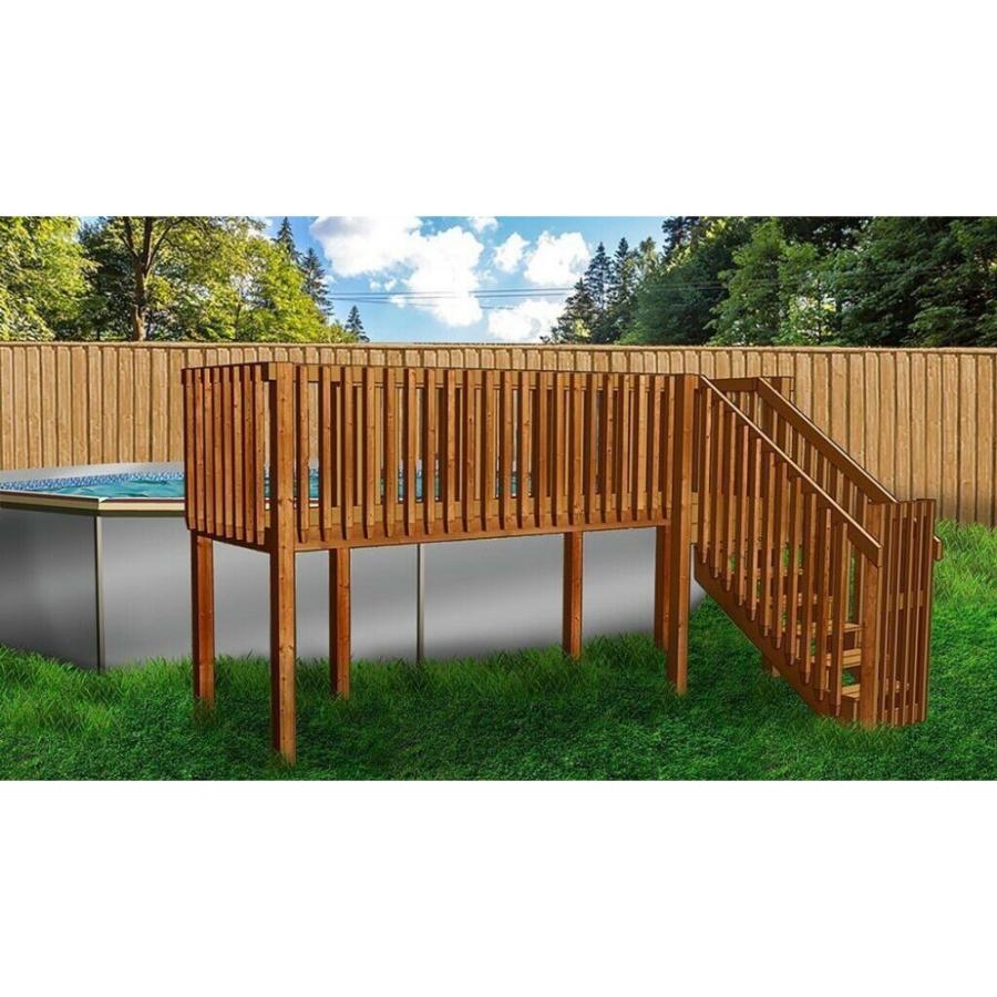 4′ X 8′ Above Ground Pool Deck Kit