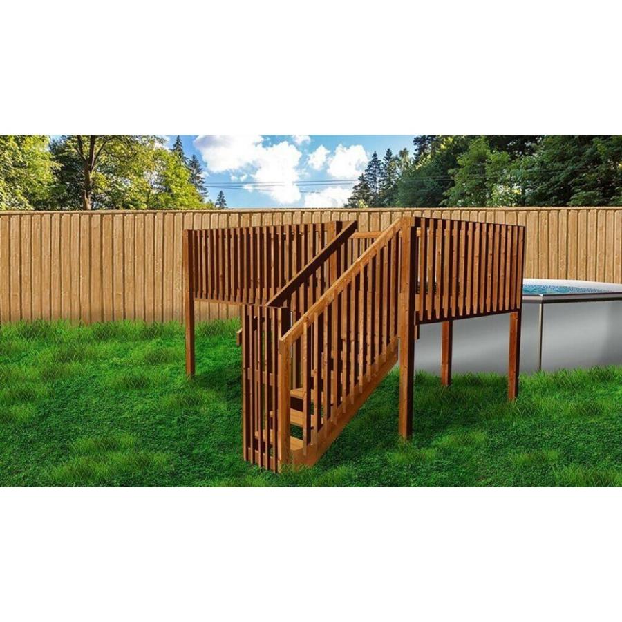 4′ X 8′ Above Ground Pool Deck Kit