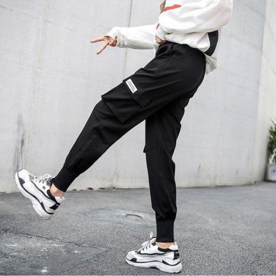 Autumn Hip Hop Cargo Pants Women Streetwear Trousers Women Harajuku Bf Pants For Women High Waist Fashion Women's Pants