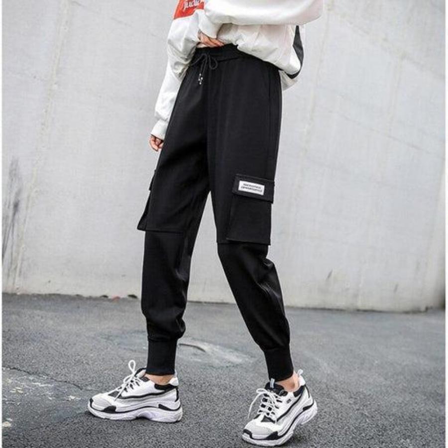 Autumn Hip Hop Cargo Pants Women Streetwear Trousers Women Harajuku Bf Pants For Women High Waist Fashion Women's Pants