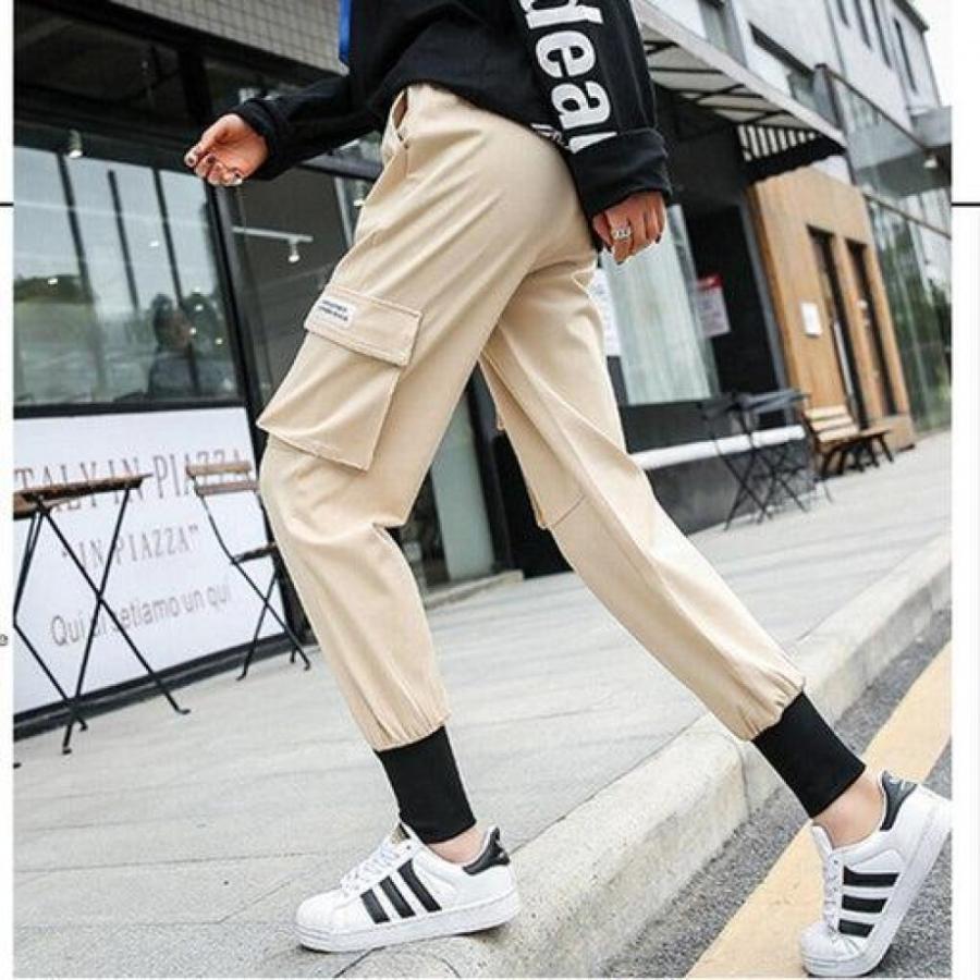 Autumn Hip Hop Cargo Pants Women Streetwear Trousers Women Harajuku Bf Pants For Women High Waist Fashion Women's Pants