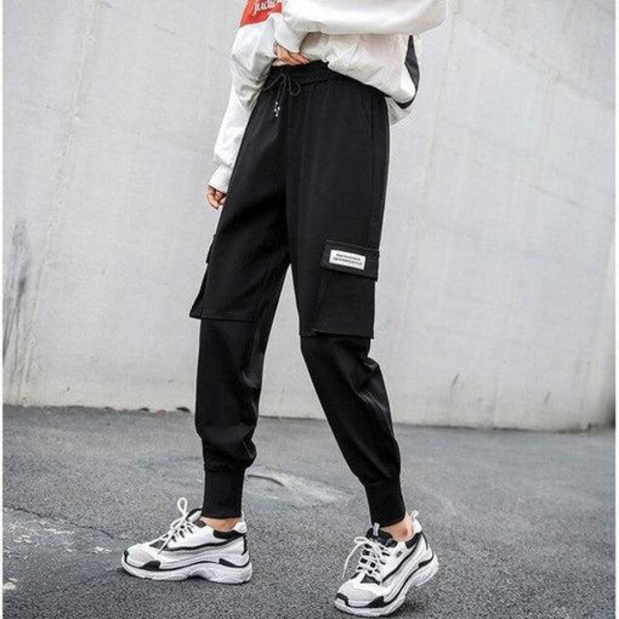 Autumn Hip Hop Cargo Pants Women Streetwear Trousers Women Harajuku Bf Pants For Women High Waist Fashion Women's Pants