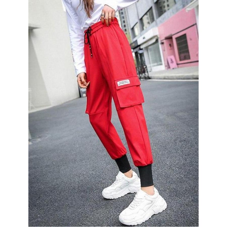 Autumn Hip Hop Cargo Pants Women Streetwear Trousers Women Harajuku Bf Pants For Women High Waist Fashion Women's Pants