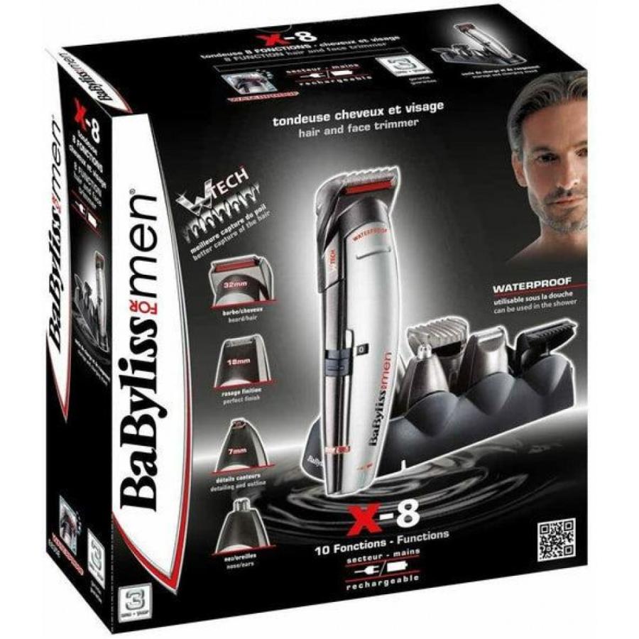 Babyliss Multigroom 8 On 1 E835e Trimmer Hair Beard Body Nose And Ears