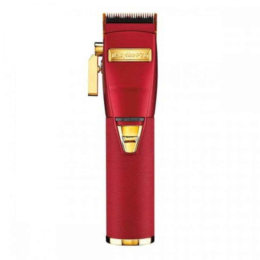 Babyliss Pro Cordless Clipper Influence Line Hawk The Barber Red & Gold Fx870r