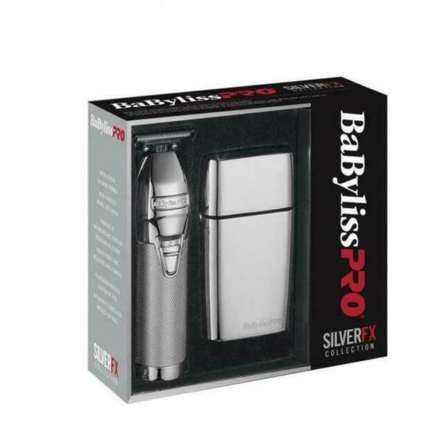Babyliss Pro Silverfx Clipper/Trimmer Set - Silver