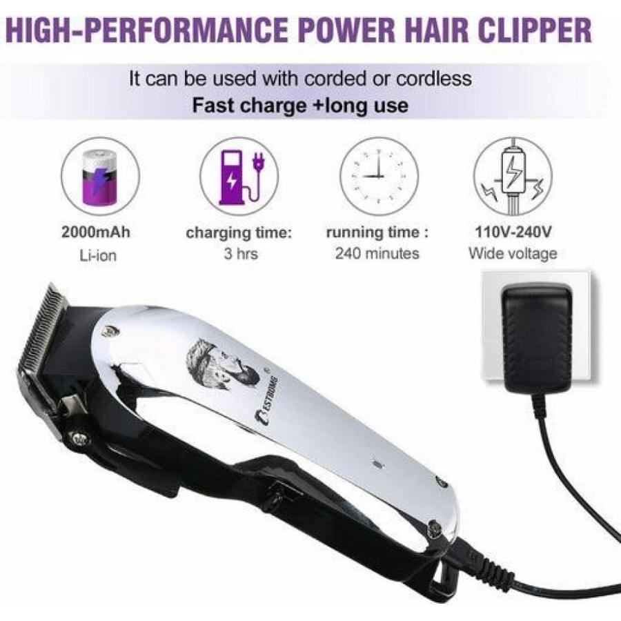 Bestbomg Trimmer Profesional.bater Of Ion Of Lithium Of 2000 Mah 8 Combs