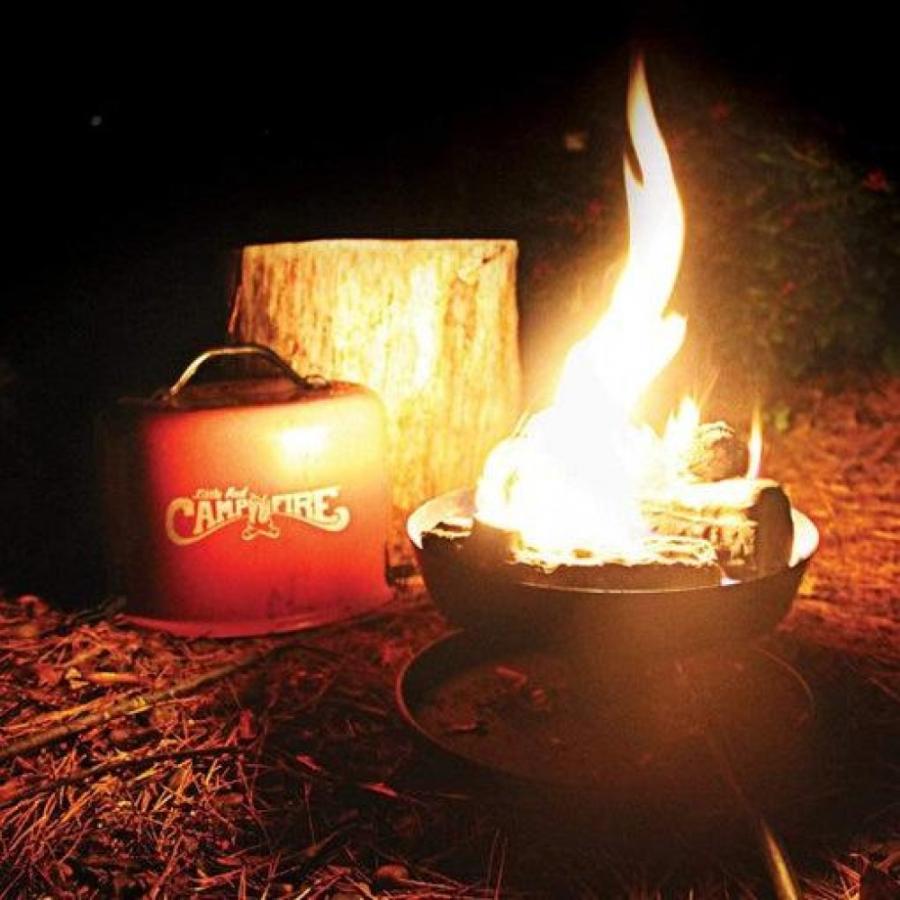 Camco 58031 Little Red Campfire Compact Outdoor Portable Tabletop Propane Heater Fire Pit Bowl For Camping, Tailgating, And Patios, 11.25 Inch