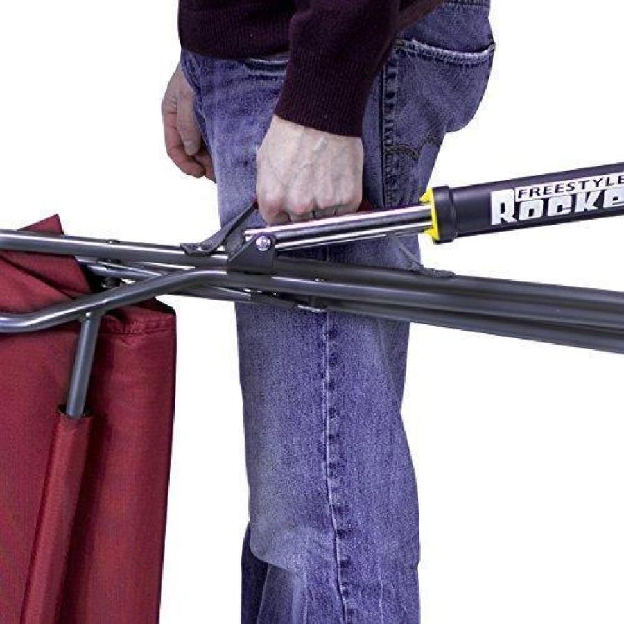 Gci Outdoor Freestyle Rocker Portable Folding Rocking Chair, Cinnamon