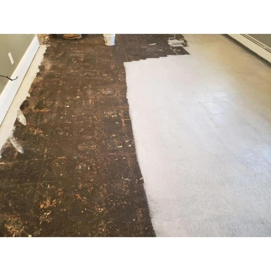 The Only Encapsulant That Seals Non-Friable Black Mastic And Primes For New Paint, Epoxy, Tile, Leveling Cements, And More. 1 Gallon (light Grey)