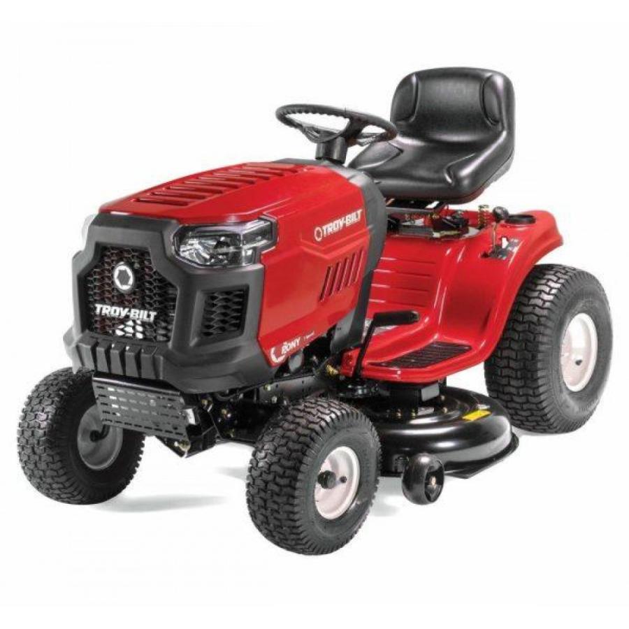 Troy-Bilt Pony 42∪ Riding Lawn Mower Tractor With 42-Inch Deck And 439cc 17hp Troy-Bilt Engine