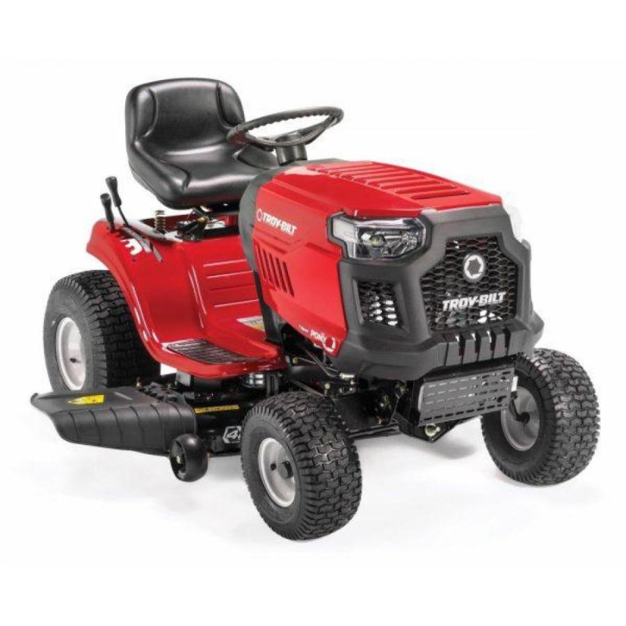 Troy-Bilt Pony 42∪ Riding Lawn Mower Tractor With 42-Inch Deck And 439cc 17hp Troy-Bilt Engine