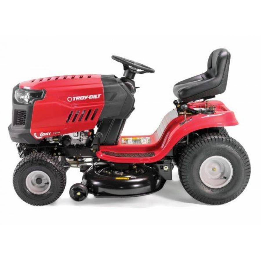 Troy-Bilt Pony 42∪ Riding Lawn Mower Tractor With 42-Inch Deck And 439cc 17hp Troy-Bilt Engine