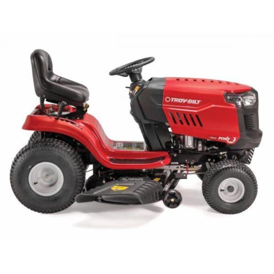 Troy-Bilt Pony 42∪ Riding Lawn Mower Tractor With 42-Inch Deck And 439cc 17hp Troy-Bilt Engine