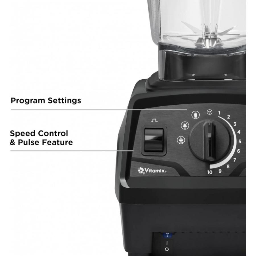 Vitamix Explorian Blender Professional Grade 64 Oz Low Profile Container Black