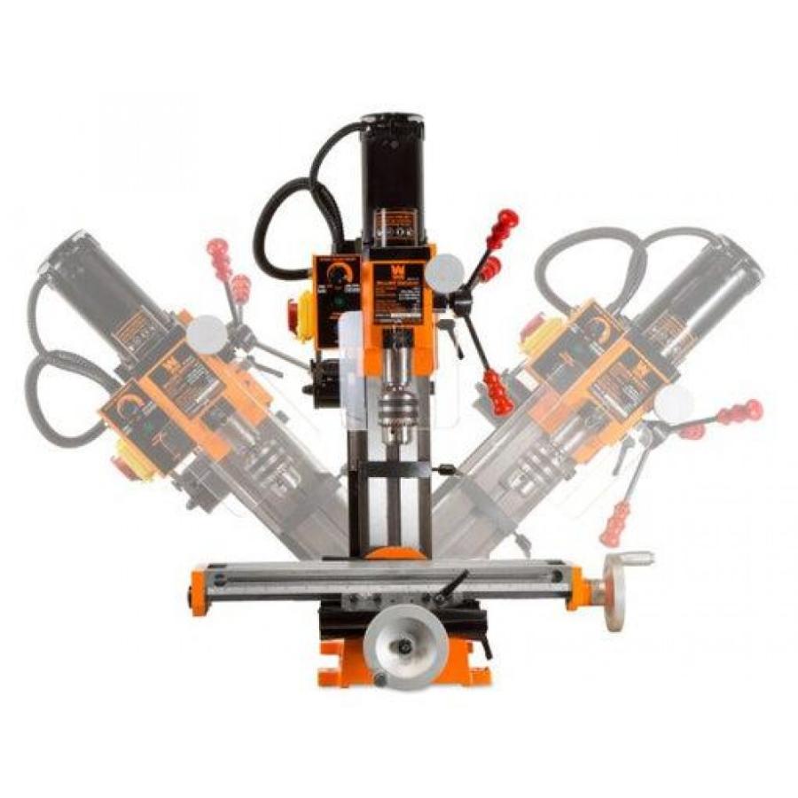 Wen Products 4.5a Variable Speed Single Phase Compact Benchtop Metal Milling Machine With R8 Taper