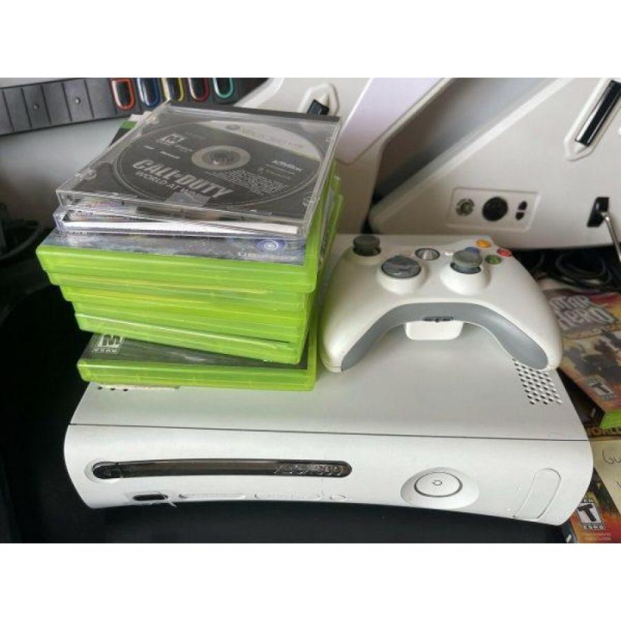 Xbox 360 Guitar Hero Lot Game Controller Drums Console Cords Rock Band 2 3 Tour