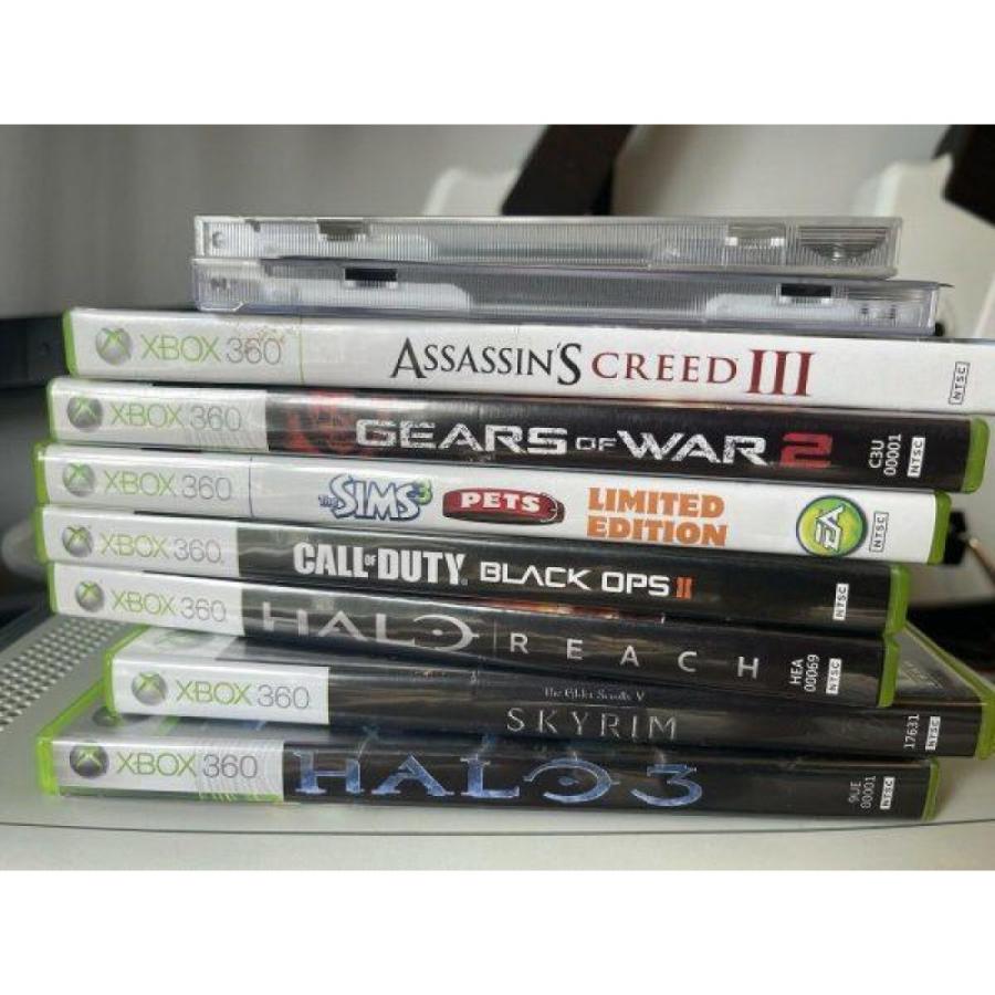 Xbox 360 Guitar Hero Lot Game Controller Drums Console Cords Rock Band 2 3 Tour