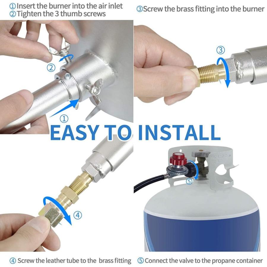 Xchenbi Propane Melting Furnace Kits, 6kg(13lb) Graphite Crucible, Up To 2372沈, Made Ofsteel Barrel, Smelt Metal,with Goggles And High Temperature Gloves